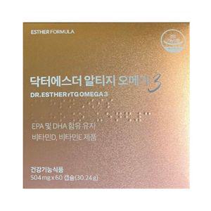에스더 프리미엄 알티지 오메가3 60캡슐 비타민D 비타민E EPA+DHA
