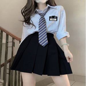 미국 하이틴 교복 세라복 스타일 졸업사진 셔츠 프레피 컨셉
