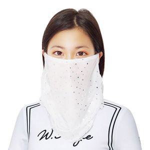 [모두모아]숨쉬기편한 골프마스크 자외선차단 여성용 얼굴가리개 여자골프마스크 여름골프마스크 스포츠마