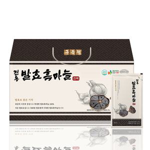 구록원 발효숙성한 흑마늘진액 80ml x 30포 실속형/흑마늘즙 마늘즙 흑마늘액기스 흑마늘농축액