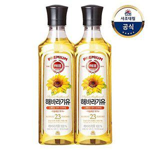 [사조대림][T][사조대림] 해바라기유 500ml x2개