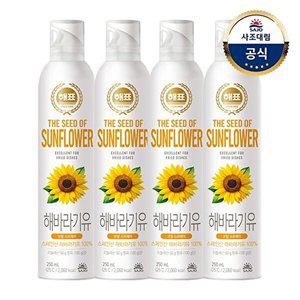 [사조대림][T][사조대림] 오일스프레이 해바라기유 250ml x4개