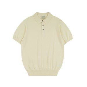 [벨리프]Essential Comfort Short Sleeve Polo Knit (Ecru)