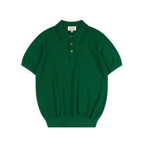 [벨리프]Essential Comfort Short Sleeve Polo Knit (Green)