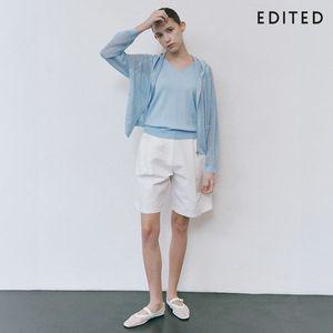 [하프클럽/에디티드]에디티드 썸머 크로셰 후드 집업 세트 (집업+나시)