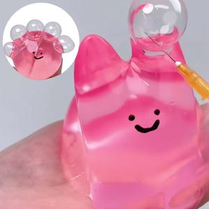 재미있는 찐득볼 버블 토끼 말랑이 주사기 여드름 뽁뽁이 터뜨리기 스퀴시 모찌 공 스트레스해소 틱톡 토이