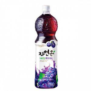 웅진 자연은 포도 1.5Lx6펫과일주스 쥬스 음료수 과즙 맛있는