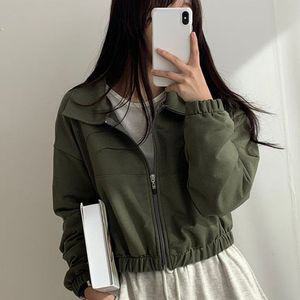 여성 크롭 숏자켓 트렌디 이지캐주얼 아우터 간절기 간아 여자 봄가을아 얇은 오버펫데님 핏아 가을아 야상