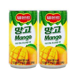 롯데칠성음료 델몬트 망고주스 180mlx30캔과일 착즙 음료수 쥬스 망고 주스