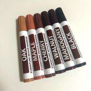 스크래치 가구까침 복원용 마카펜 6컬러우드 마커 흠집보수재 마카 보수재 칠보수
