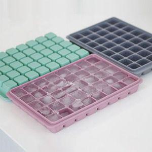 파스텔 실리콘 사각 아이스몰드 40구 3color 핑크큐브 트레이 아이스틀 얼음 양념 보관 양념통 주방용품 모