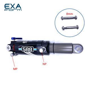 EXAFORM 자전거 듀얼 에어 쇼크 업소버 알루미늄 합금 잠금 댐핑 조정 산악 리어 쇼바 샥 588RL