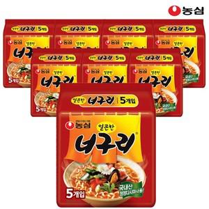 ？얼큰한너구리 120g x 40봉 1박스