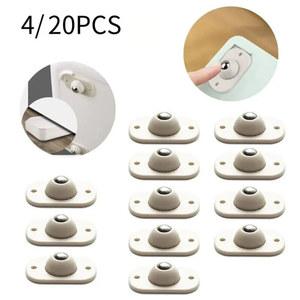 미니바퀴 가구에 20Pcs 바퀴 스테인레스 스틸 롤러 자체 접착 캐스터 360 학위로드 베어링 회전 유니버설