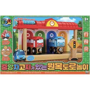 무 중앙차고지 있는 원목도로놀이 45001