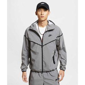 [매장정품] 나이키 NIKE 테크 우븐 플래시 재킷 M - 리플렉트 실버블랙 / FZ7586-035