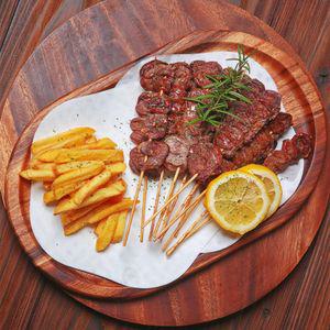 닭 염통꼬치 1.25kg 25gX50개 캠핑용 생닭꼬치 파닭꼬치 닭생꼬치 닭꼬지 생닭꼬지 바베큐용