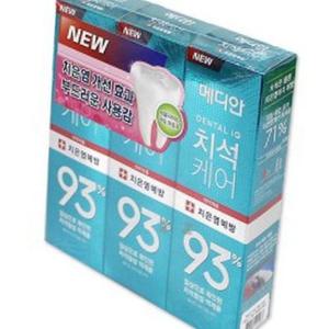 메디안 치석 잇몸치약 120gX3 구취제거 충치치약