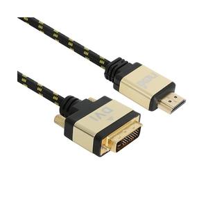 리버네트워크 NEXI 파인골드 HDMI v2.0 to DVI-D 케이블 (NX994, 1m)