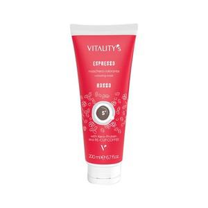 바이탈리티 에스프레소 컬러 트리트먼트 케라틴 헤어 컬러링 마스크 200ml - 레드