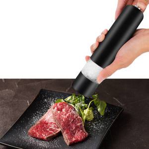 커피분쇄기 그라인더 LED 라이트 조미료 병 향신료 분쇄기 주방 전기 자동 후추 소금 밀