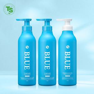 TS 탈모증상완화 쿨링 블루샴푸 500ml x 2개+트리트먼트 500ml
