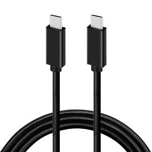 USB Gen2 100W 고속충전 데이터 영상 멀티케이블 0.5MC타입 PD기 PD 출력 노트북 컴퓨터 C타입