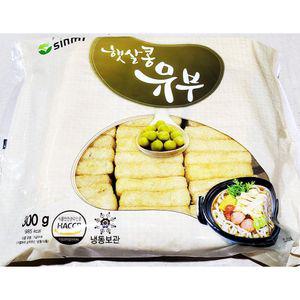신미 유부 300g전골 오뎅탕 고명 우동 콩유부 슬라이스 분식재료