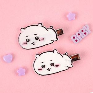 치이카와 누워있는 머리핀 2P 세트예쁜 캐릭터집게핀 아이 여아 귀여운 헤어 집게핀
