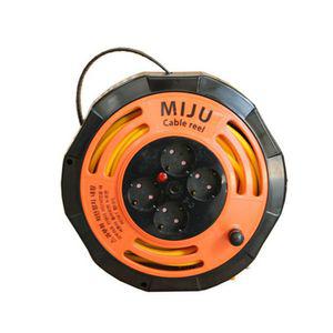 케이블릴 4구(15M) MJM-CP40B-15전기선롤 롤선 작업용 산업용 공업용 릴선 전선