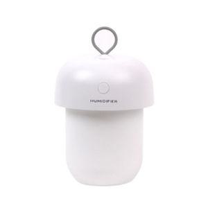 위플 아콘 USB 충전식 무선 가습기 무드등 화이트학생 회사 사무용 침실 거실 저소음 개인용 습도조절기 사