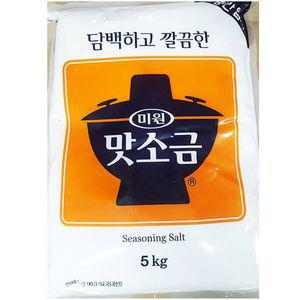 대상 미원 중간입자 맛소금 5K요리 가정용 가루 양념 업소용