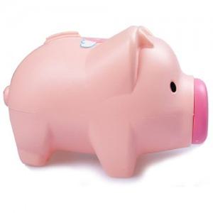 마키 돼지 저금통 핑크 왕대 잔돈 비상금 모금 동전금고 장식 문구용품 인테리어 소품 책상정리