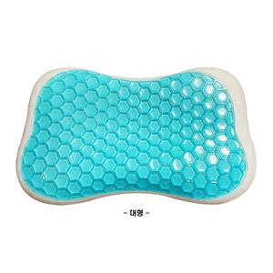 하이퍼겔 시즌3 프리미엄 메모리폼 쿨젤 베개 대형 / 1개 / 전용 순면 커버 포함
