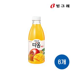 빙그레 따옴 애플망고 730ml X 6입 (아이스박스포장)