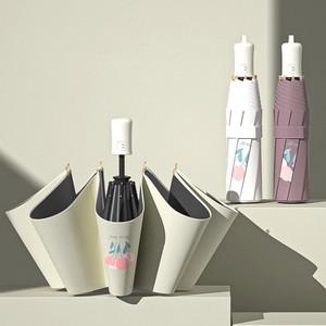 튤립 3단 자동 우산 UV차단 양산 접이식 초경량 고급 답례품 케이스 판촉물 장 거꾸로 미니 암막 투명