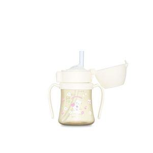 매장정품 GROSMIMI 노티드 PPSU 크림버니 빨대컵 200ml (밀크) 345237