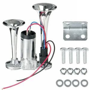 슈퍼 시끄러운 자동차 차량용 전기  트럭 보트 기차 스피커 듀얼 트럼펫 600db 12v 1PC