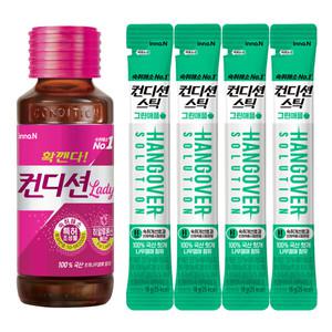 컨디션 레이디 100ml 20병 + 컨디션스틱 18g x 4개