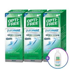 알콘옵티프리 렌즈세척액 퓨어모이스트 420mlx3개리플레니시