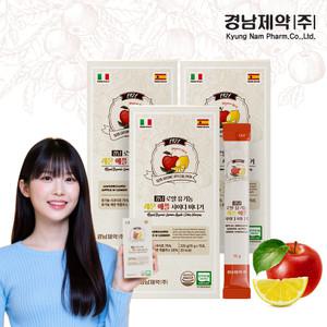 경남제약 로얄 유기농 레몬 애플사이다비니거 3박스 45포 사과식초 스틱