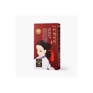 순수 천연 한방 새치 흰머리커버 염색약 4S 진한갈색