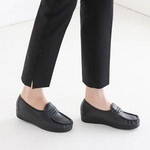 국내제작 페니 로퍼 효도화 근무화 할머니 컴포트화