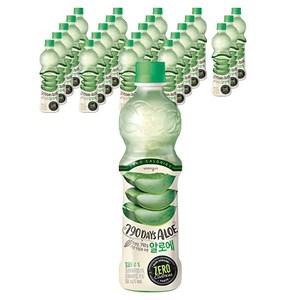 자연은 알로에 음료수 당충전 제로 500ml 24개