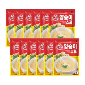오뚜기 양송이스프 500G 12개 버섯 식사대용 수프 간편 간편조리
