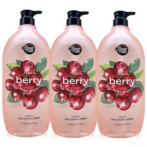 샤워메이트 파머스 바디워시 크랜베리 1200ml x 3개