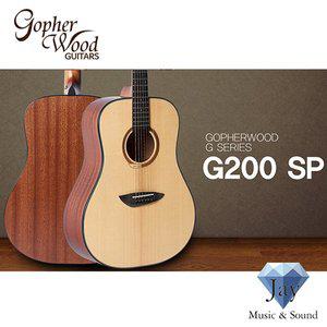 [고퍼우드] 어쿠스틱기타 G200 SP D바디 탑솔리드 통기타