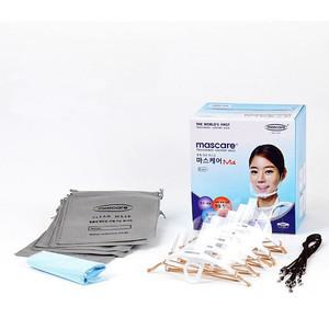 마스케어M4 C타입(5개) 주방용 투명 위생 주방 마스크 필름교체형 조리 주방