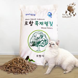 고양이 화장실 배딩 캠핑 난로 포항 목재펠릿 20kg