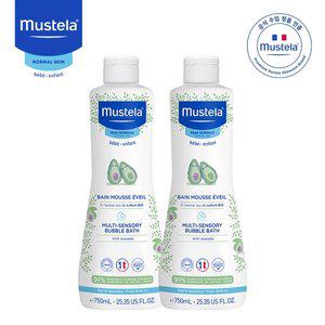 [무스텔라][공식수입원] 무스텔라 멀티센서리 버블배스 750ml 2개